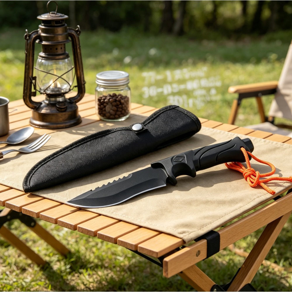 Edc Carry Fixed Blade Knife - Coltello da Sopravvivenza Multiuso EDC a