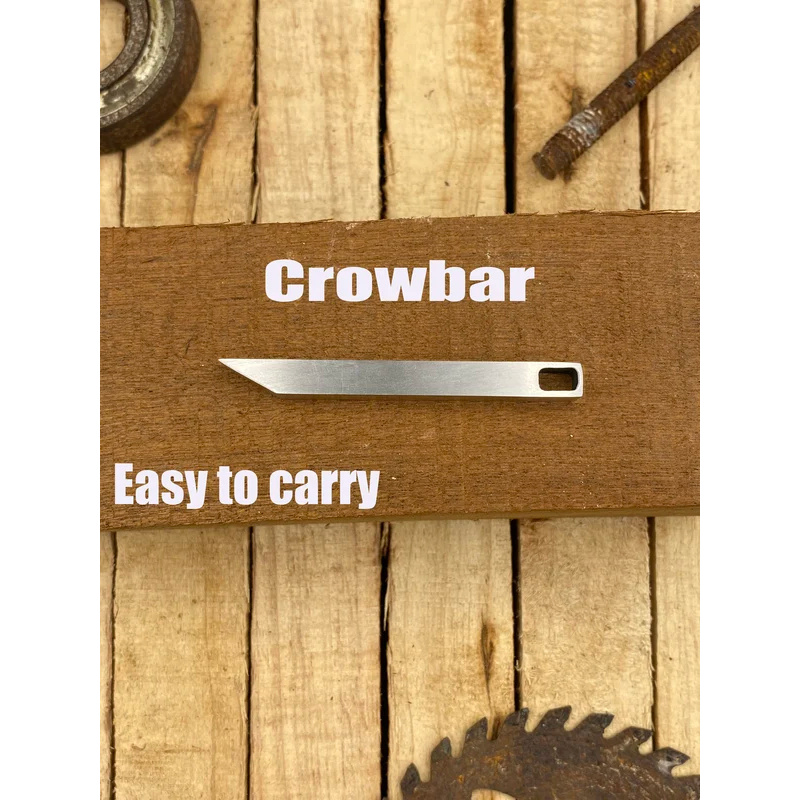 Edc Every Day Carry おもちゃ - Piccolo leva-masselli in acciaio inossidabile resistente,