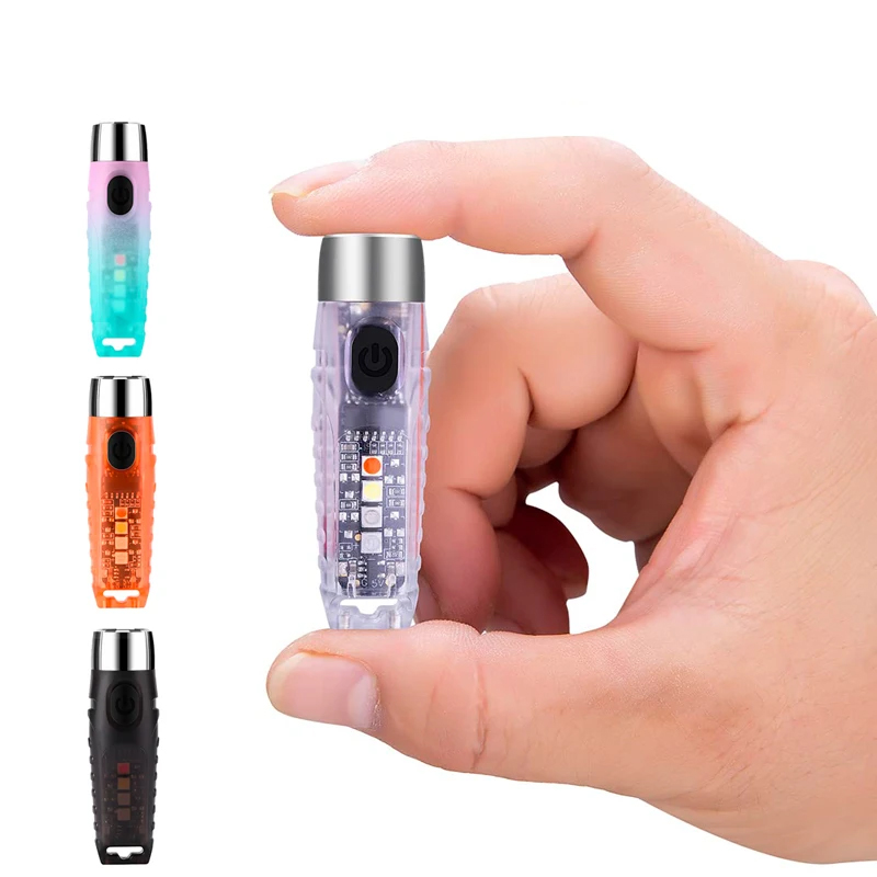 Edc (Every Day Carry - Mini portachiavi torce EDC tasca portatile