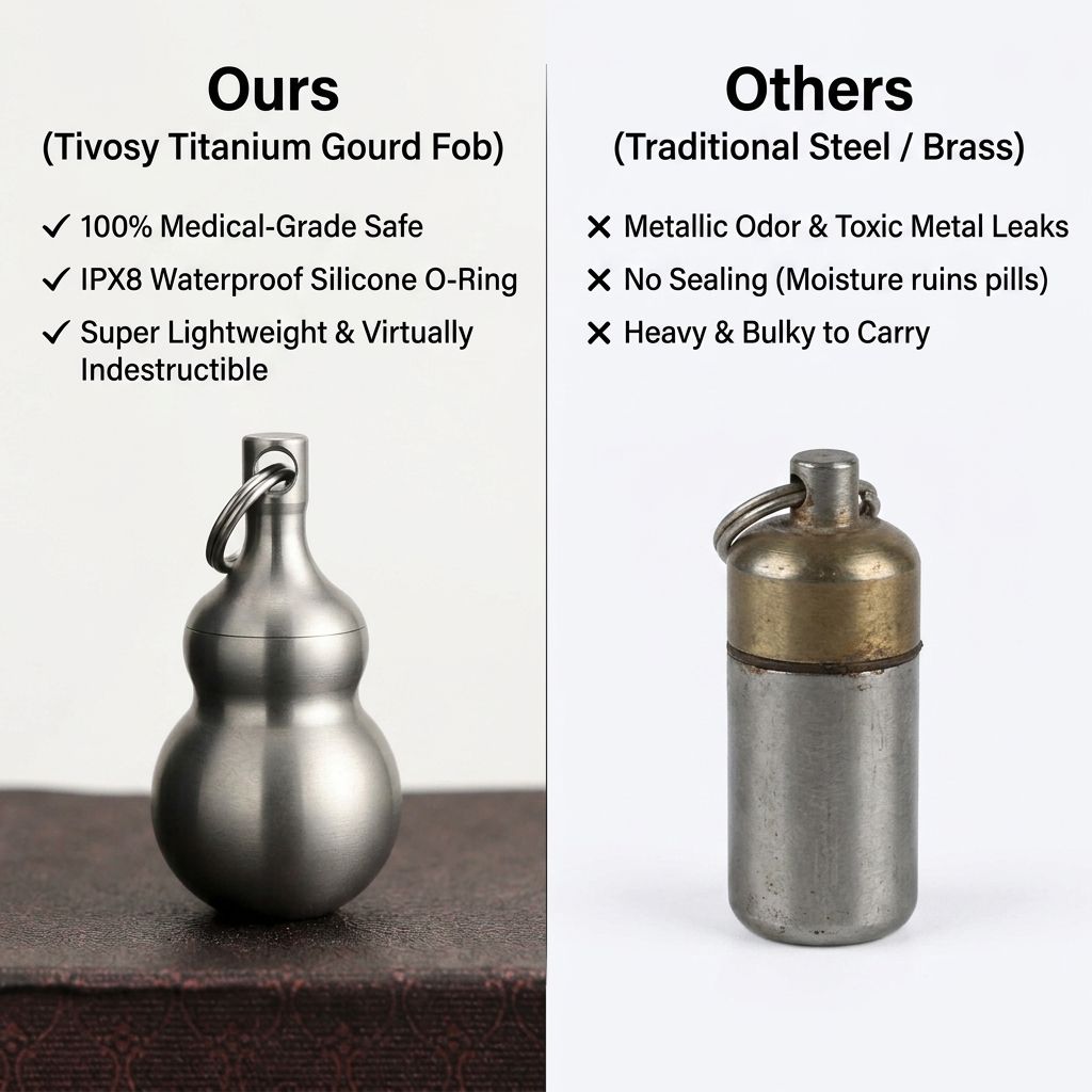 Tivosy Portapillole a Forma di - Pill Fob Capsule recensione e prezzo