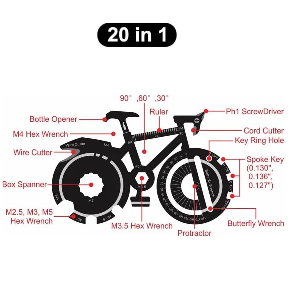 ​ ​ Multiutensile per Biciclet - Multitool Credit Card recensione e prezzo