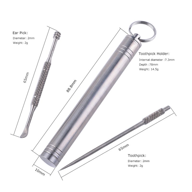 Contenitore in titanio a capsu - Pill Fob Capsule recensione e prezzo