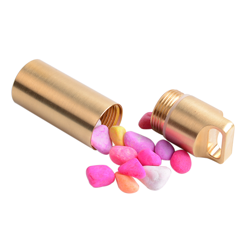 Ottone Ermetico Contenitore di - Pill Fob Capsule recensione e prezzo