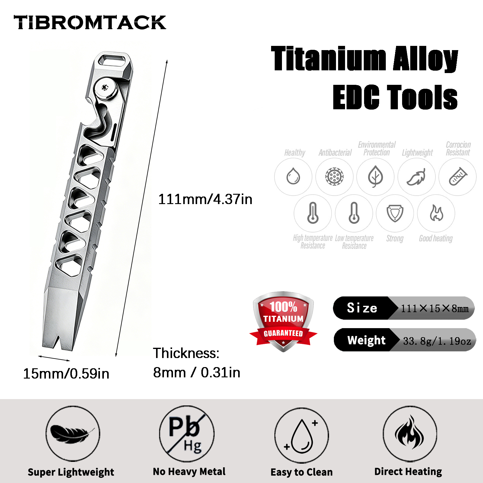 TIBROMTACK Strumento EDC multi - Edc Every Day Carry おもちゃ recensione e prezzo