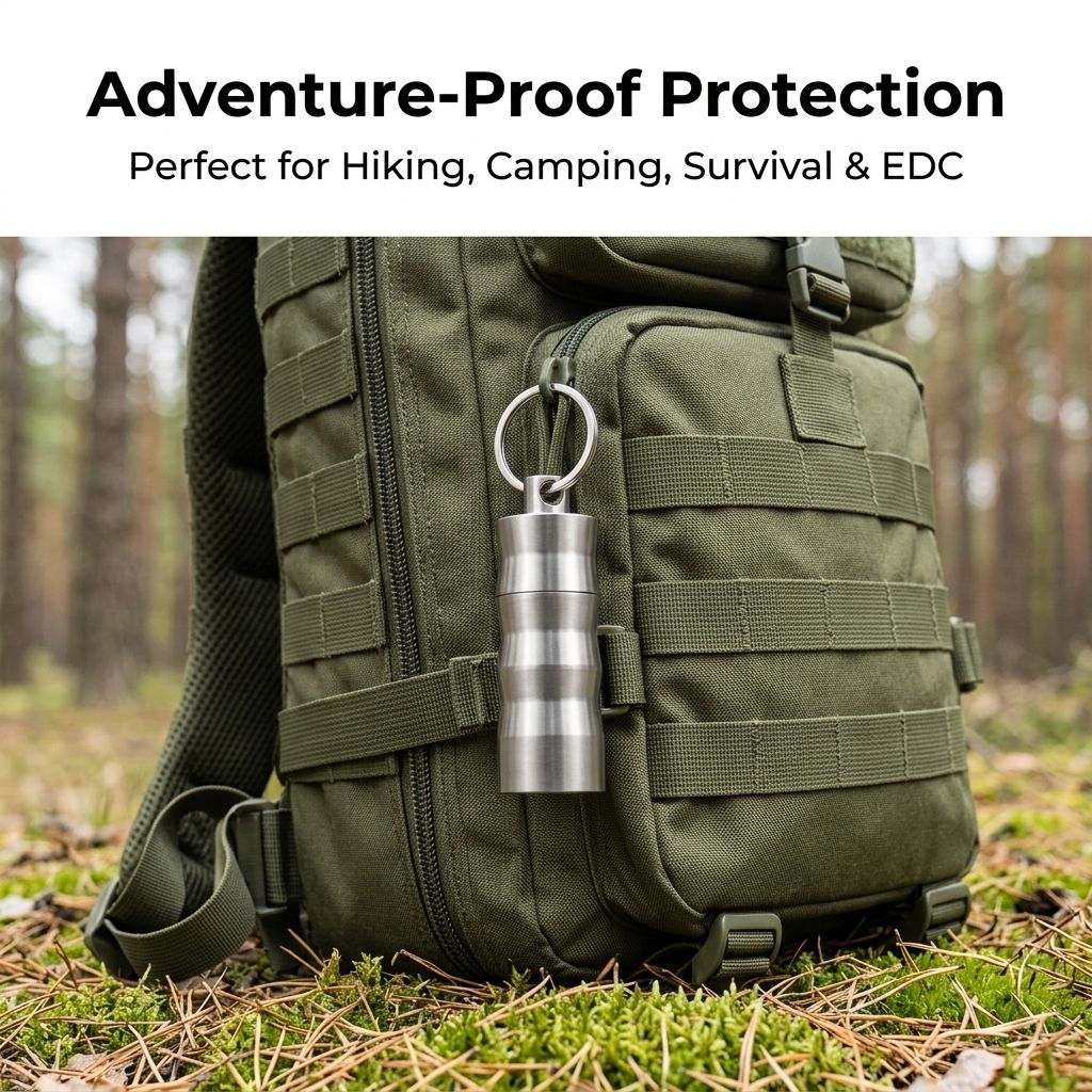Tivosy Porta Pillole in Titani - Pill Fob Capsule recensione e prezzo