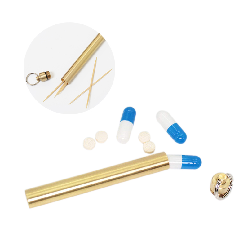 Ottone Ermetico Contenitore di - Pill Fob Capsule recensione e prezzo