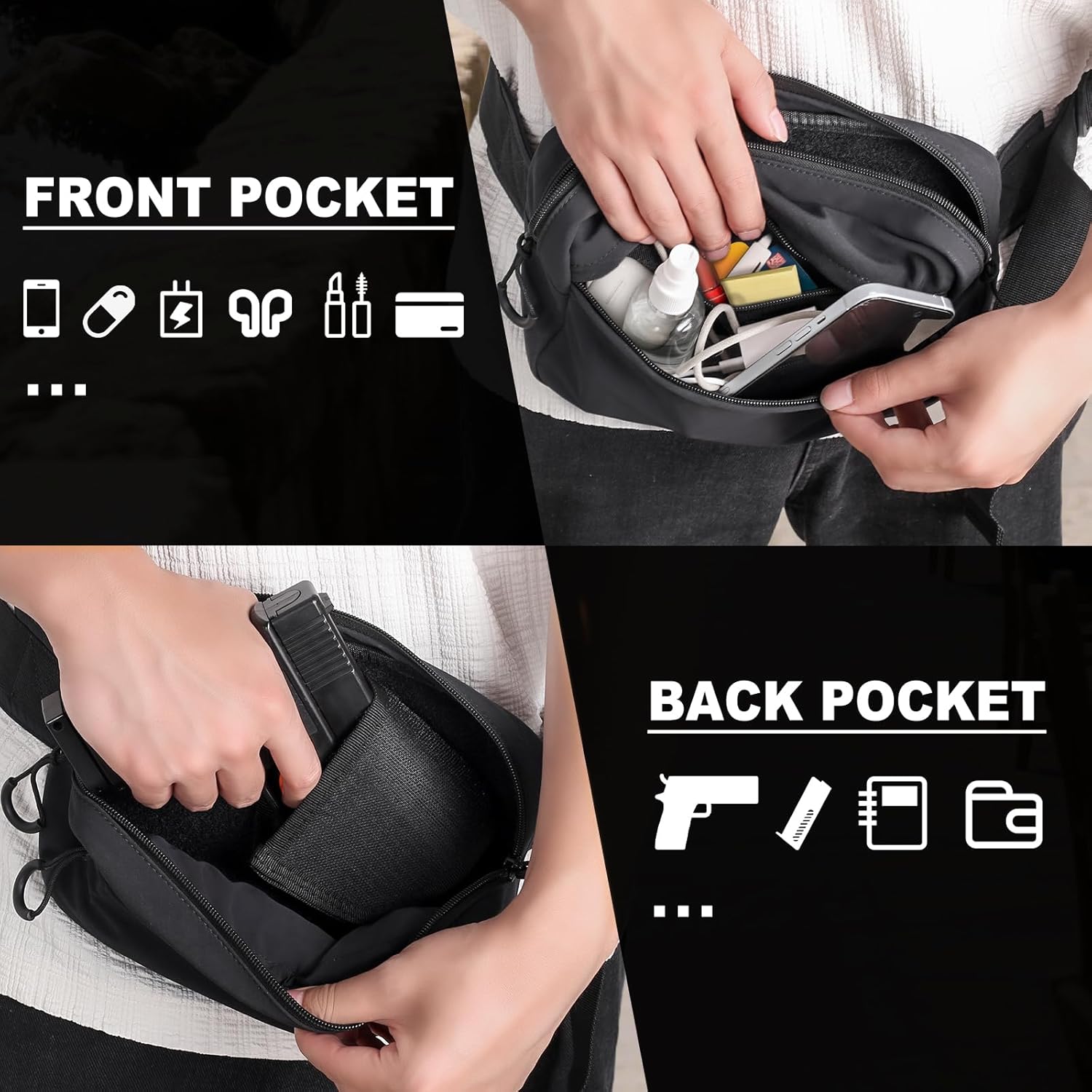 Marsupio tattico con fondina B - Edc Carry Pistols recensione e prezzo